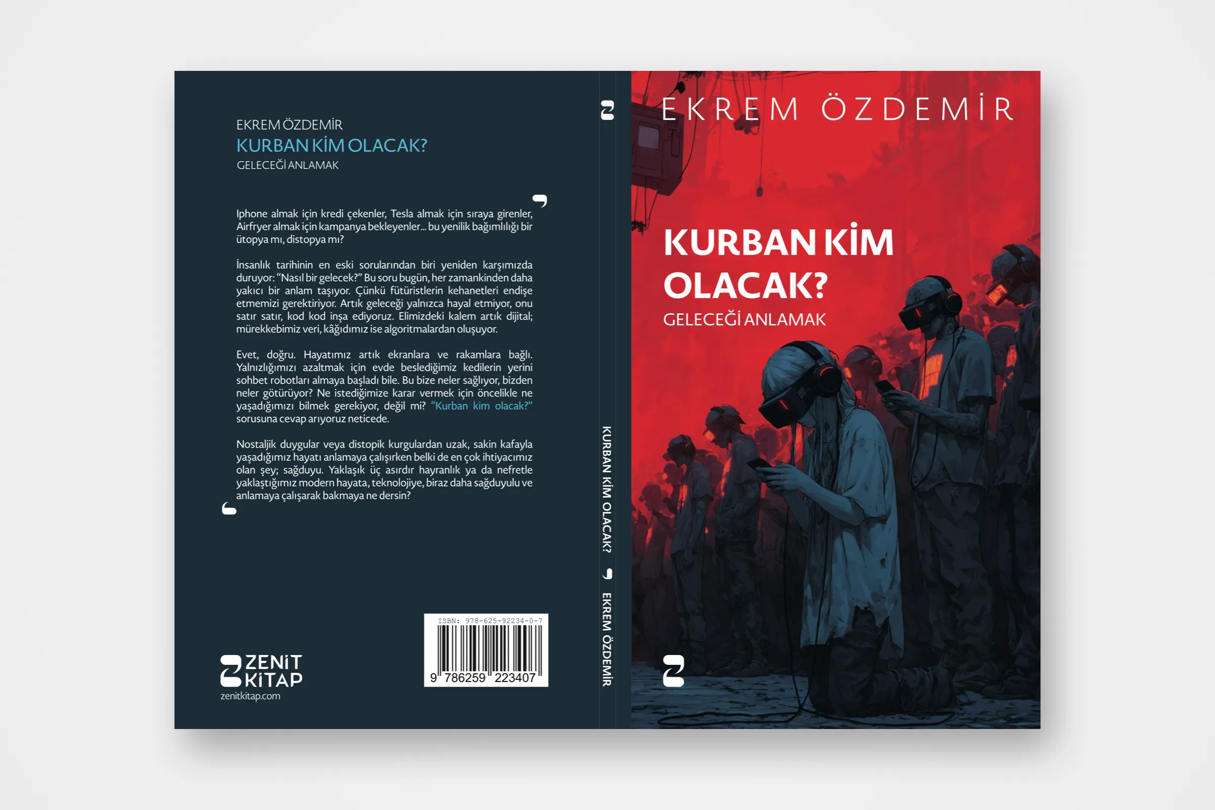 Kurban Kim Olacak?, ön kapak ve sırt